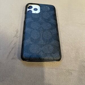 Coach Charcoal Patterned iPhone 11 Pro Case